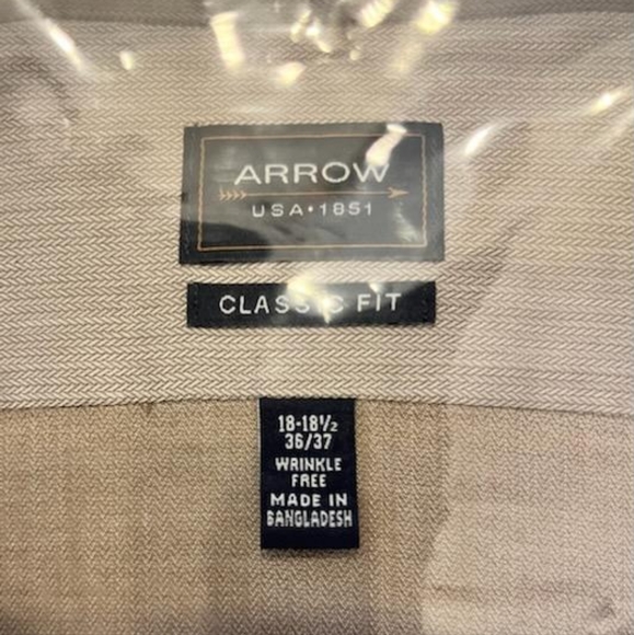 Mens Arrow wrinkle free dress shirt - Picture 3 of 4